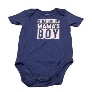 Straight Up Mama's Boy Onesie